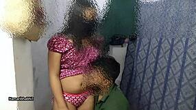desi gym girl's tight shaved pussy and boobs get hardcore fucked secret style