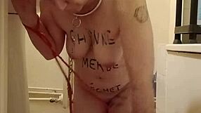 Milf slave bound humiliated flashing natural tits uro session homemade bdsm submission