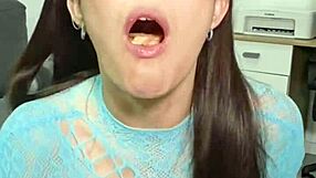 Playing With Junk Food Between My Mouth And Hair