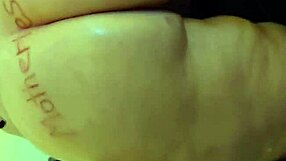 candid sandra's huge fat hairy pussy lips get licked deep in her chunky ass