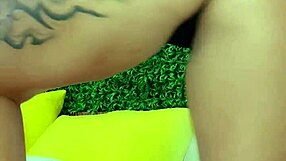 babe masturbates with anal plug in sexdoll520 tattoo fun