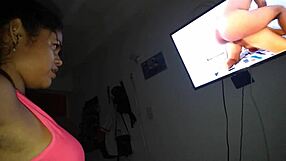 Cuckold, watch me take black friend's creampie in amazon position
