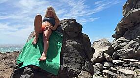i risked public beach sex with perfect body blonde teen 18 plus feeling every thrust