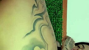 babe masturbates with anal plug in sexdoll520 tattoo fun