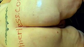 candid sandra's huge fat hairy pussy lips get licked deep in her chunky ass
