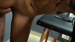 whoa 😍 this horny masseuse can't resist deepthroating that monster cock part 2!