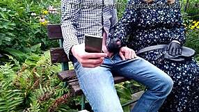 my mother-in-law flashes saggy tits then jerks me off to quick street cum