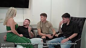 Girlfriend Tatiana Alvarez Begs for Gangbang Orgy Cum Coverage in Hardcore Fuck Fest for Papers