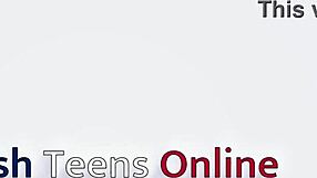 british 18 year old redhead gets edged and teased