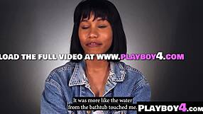 Big Ass Black Milf Fingers Juicy Pussy After Steamy Playboy Interview