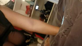 french milf tackles two huge cocks in her first time pov double blowjob challenge