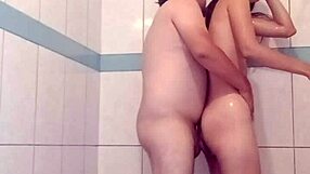 Latina teen gives wet blowjob to boyfriend