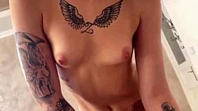 petite brunette teen rims deepthroats and takes messy facial