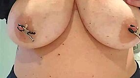 playin with my huge natural tits screamin as nurse
