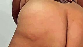Cellulite Fat Ass Bounces Slowly In Motion