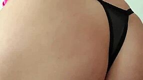 milf latina switches casual to gym lingerie showing natural tits ass