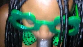 giving sloppy head on st patrick's day with that bbc