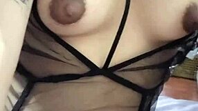 Asian's Nipples Toyed Wild Before Heavy Fuck Slam!