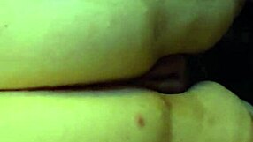 candid sandra's huge fat hairy pussy lips get licked deep in her chunky ass