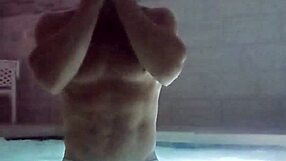 muscle man in public jacuzzi wants you to join