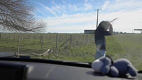 Horny Teen Sucked And Swallowed On Trip