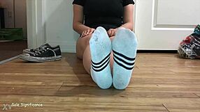 sorority girls sexy soles and dirty socks