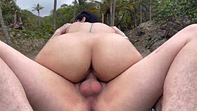 Extreme fucking on a nudist beach