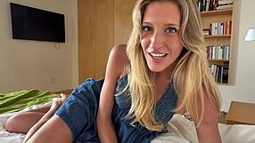 Sisters hot friend begs for creampie sex!