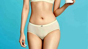 sweet asian models pose cute in sexy lingerie