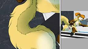 Furry girl bathtub timelapse with snaketeeth12