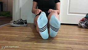 sorority girls sexy soles and dirty socks