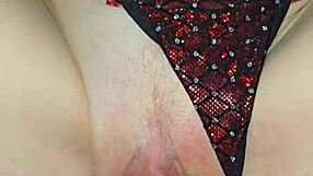 wife squirts all over dick while fisting and fucking