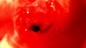 moaning pregnant slut cums hard on huge toy in sweet hole