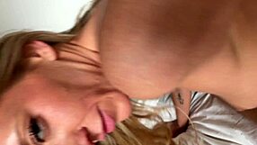 Sisters hot friend begs for creampie sex!
