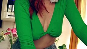 Redhead step sister sucks step brother in day nap pov