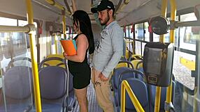 pretty brazilian teen gets rough banged on public bus