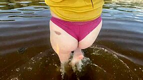 wow met my stepsister at the beach teased in the cabin and ended up having rough sex at home