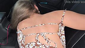 Taxi Driver Saw Passenger Fingering Pussy And Offered Cock