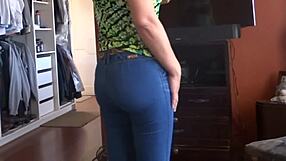 beautiful stepmother showing off her great body and ass