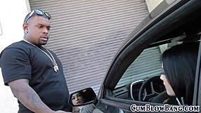 tats ho guzzles bbc jizz in blowbang