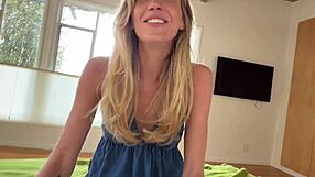Sisters hot friend begs for creampie sex!
