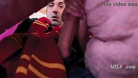 Milf in yes woman phase fucks wearing harry potter costume