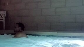 muscle man in public jacuzzi wants you to join