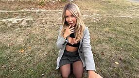 Blonde Gives Foot Massage Then Gets Fucked Hard With Creampie
