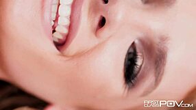 natalie knight in black lingerie for pov riding