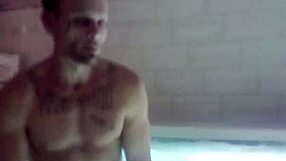 muscle man in public jacuzzi wants you to join