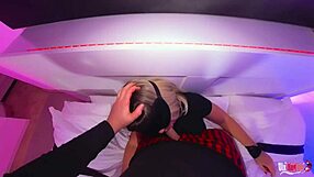 Blonde big ass milf stepmom tricked into sex with stepson