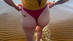 wow met my stepsister at the beach teased in the cabin and ended up having rough sex at home