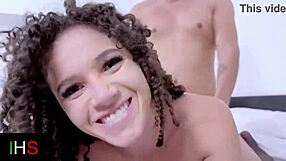 sexy curly girl fucked in pussy and ass