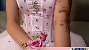 Nikki enjoys her romantic first fuck